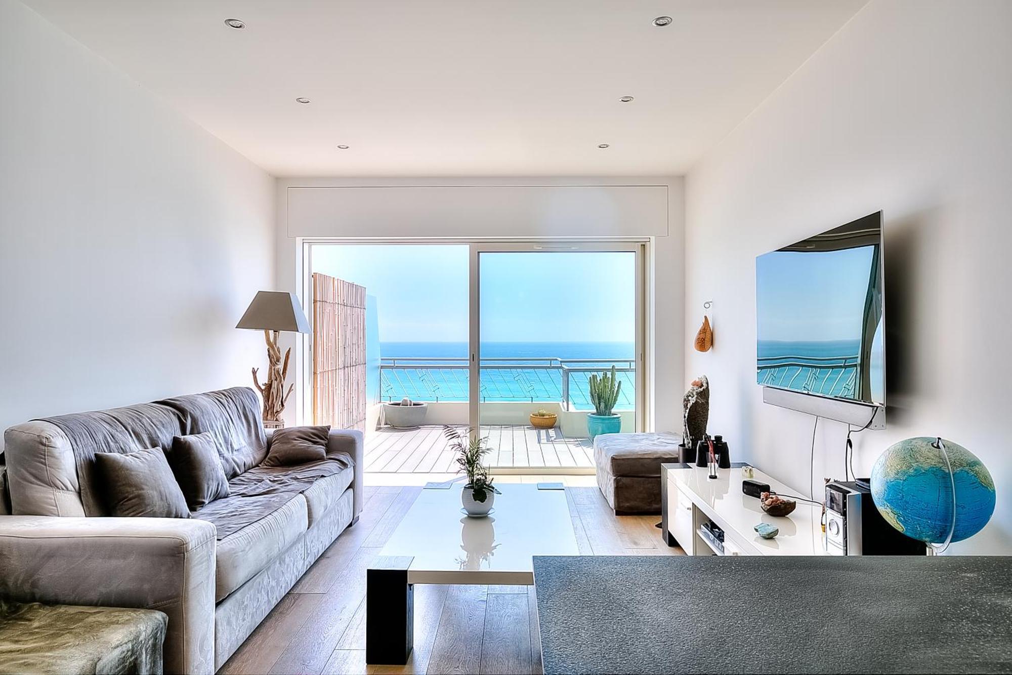 Le Florentina, Dernier Etage Avec Terrasse, Vue Sur La Baie Des Anges Apartment Nice Ngoại thất bức ảnh
