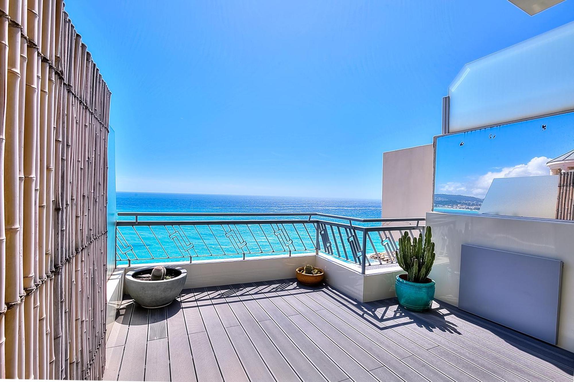 Le Florentina, Dernier Etage Avec Terrasse, Vue Sur La Baie Des Anges Apartment Nice Ngoại thất bức ảnh